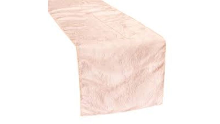 Crinkle Shimmer Table Runner – Blush/Rose Gold | Rental Crinkle Shimmer Table Runner – Blush/Rose Gold | Rental
