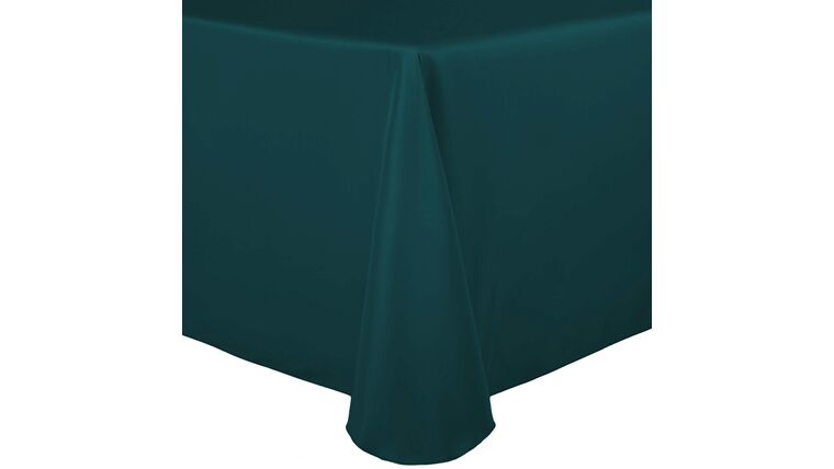 Polyester | Teal | 60" x 120" Rectangular Tablecloth Rental | Rental