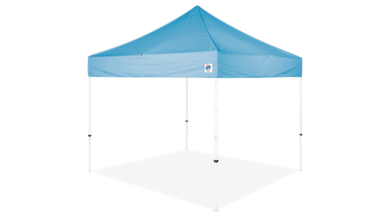 10′ x 10′ Commercial Pop Up Tent – Powder Blue | Rental