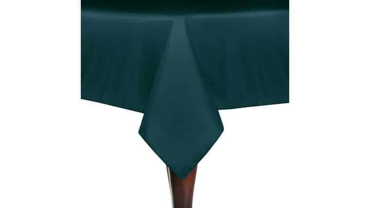 Polyester | Teal | 45" x 45" Square Tablecloth Rental | Rental