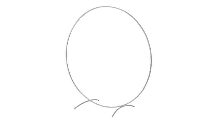 Round Wedding Arch Backdrop Frame Stand 7.5 ft – Silver | Rental Round Wedding Arch Backdrop Frame Stand 7.5 ft – Silver | Rental