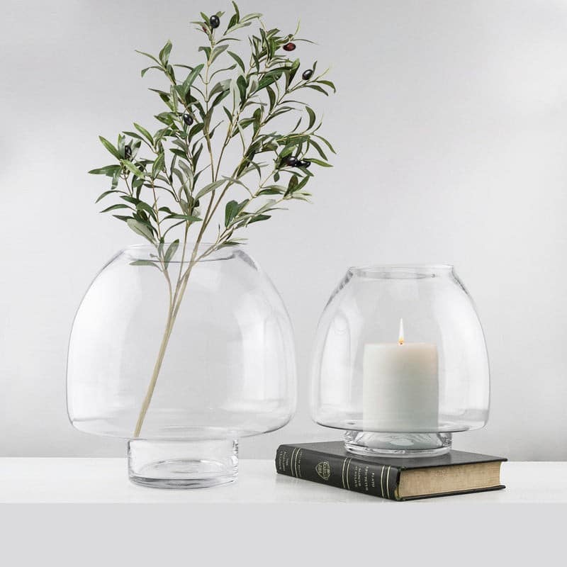 Clear Oval Vase | Rental Clear Oval Vase | Rental