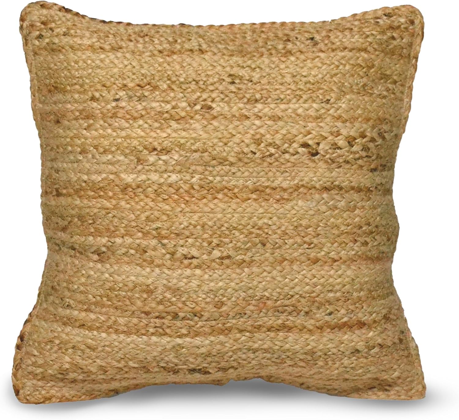 Jute Throw Pillow Covers, Braided Decorative Pillow Covers, Farmhouse Accent, Pillows for Couch, Living Room Decor, 18 x 18 inch, Natural | Rental Jute Throw Pillow Covers, Braided Decorative Pillow Covers, Farmhouse Accent, Pillows for Couch, Living Room Decor, 18 x 18 inch, Natural | Rental