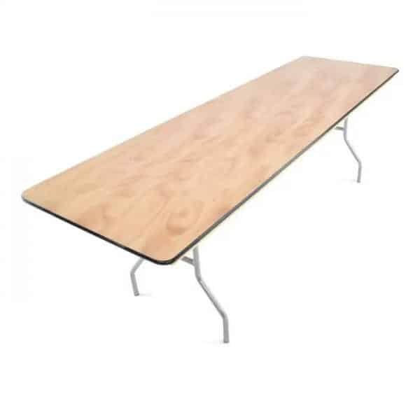 8FT (30″ x 96″) Plywood Table | Rental