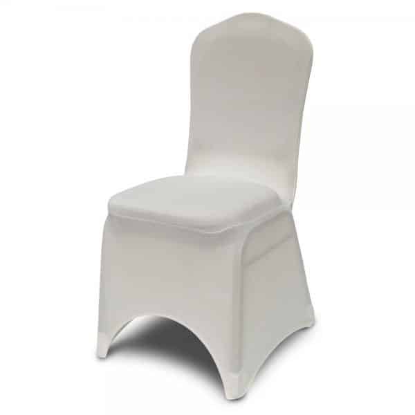 210 GSM Better Quality/Best Value Spandex (Lycra) Banquet & Wedding Chair Cover By Eastern Mills - Ivory | Rental