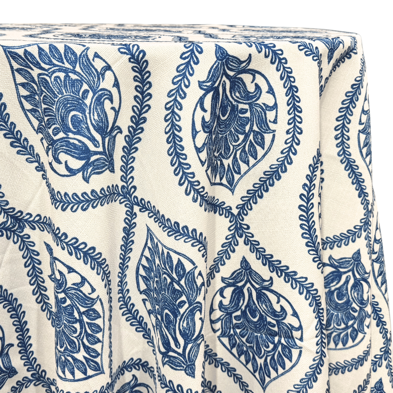 Mayfair (Slub Print) Table Linen in Royal | Rental Mayfair (Slub Print) Table Linen in Royal | Rental
