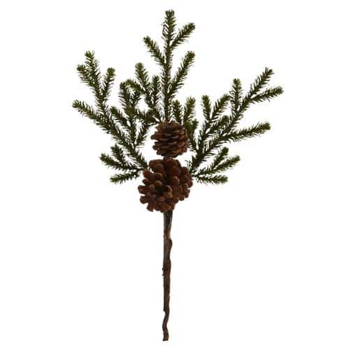 19” Pine & Pinecone Artificial Flower | Rental