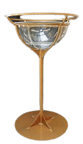 Giant Martini Glass Prop – 6.5′ – Gold | Rental Giant Martini Glass Prop – 6.5′ – Gold | Rental