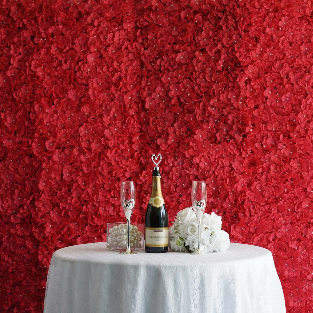Flower Wall – UV Protected Red Hydrangea Flower Wall Mat | Rental Flower Wall – UV Protected Red Hydrangea Flower Wall Mat | Rental