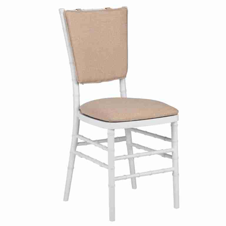 Beige Chiavari Chair Comfort Upgrade Kit with SlipNot™ Technology | Rental Beige Chiavari Chair Comfort Upgrade Kit with SlipNot™ Technology | Rental