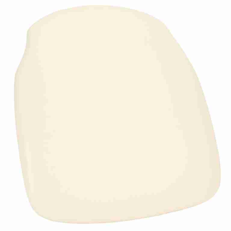 Ivory Vinyl 1.75″ Thick Cross Back Cushion with SlipNot™ Technology | Rental Ivory Vinyl 1.75″ Thick Cross Back Cushion with SlipNot™ Technology | Rental