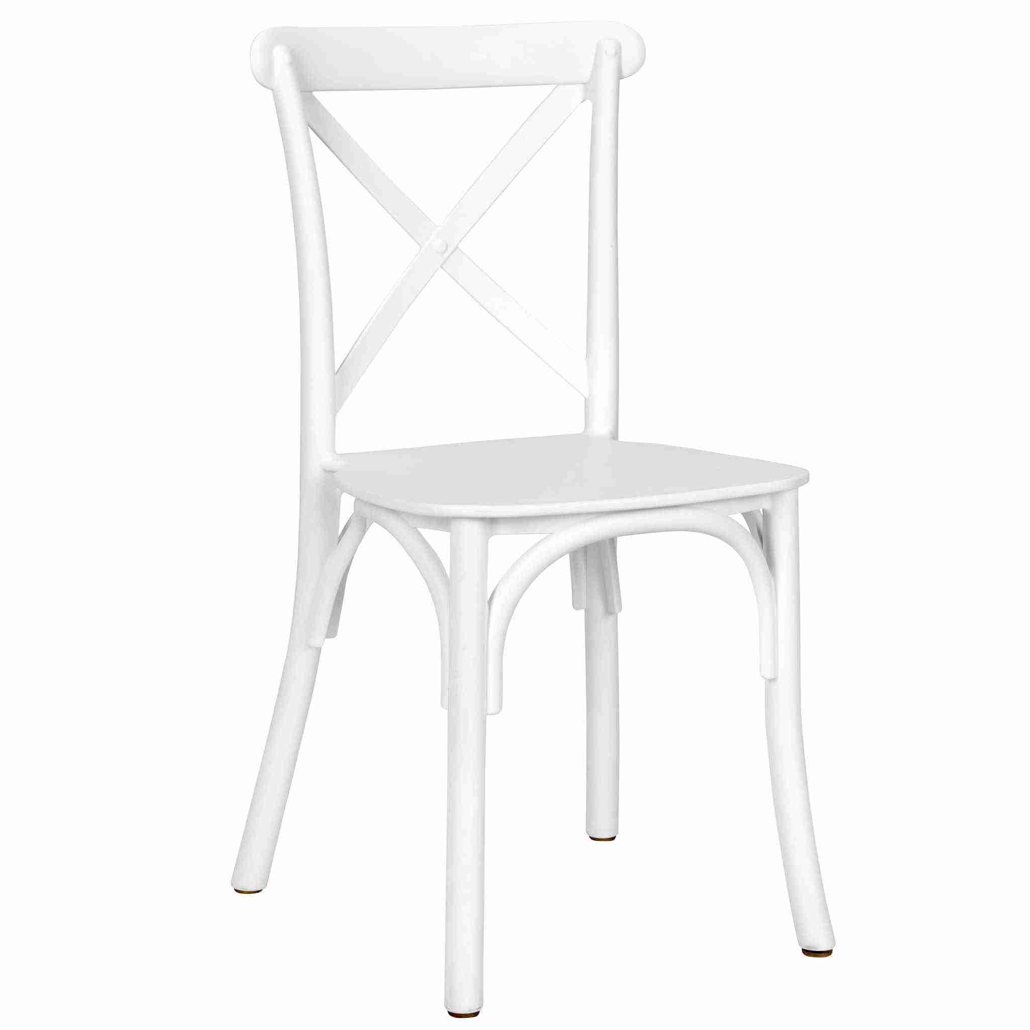kids white toughresin cross back chair 1