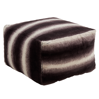 PU050 Animal Print Faux Fur Pouf | Rental PU050 Animal Print Faux Fur Pouf | Rental