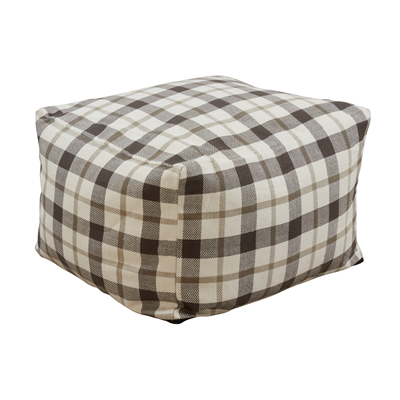 PU8050 Plaid Pouf | Rental PU8050 Plaid Pouf | Rental
