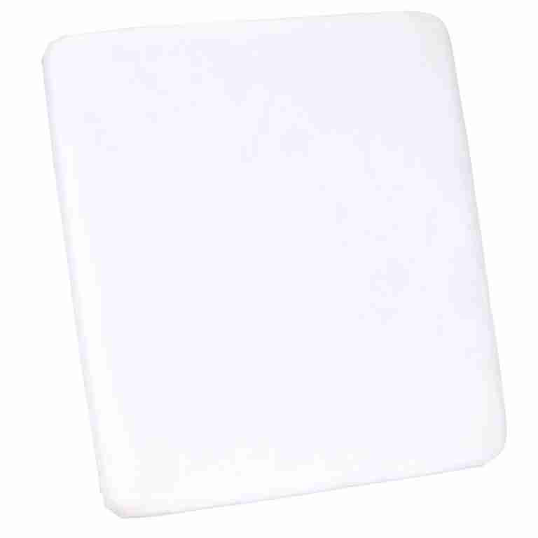 White 0.75″ Vinyl Panel Cushion with SlipNot™ Technology for Clear Folding Chair | Rental White 0.75″ Vinyl Panel Cushion with SlipNot™ Technology for Clear Folding Chair | Rental