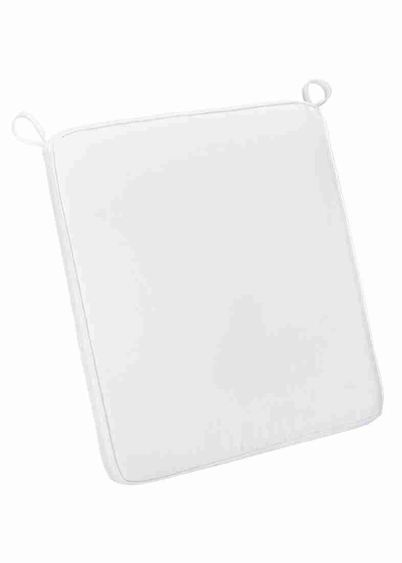 white 15 thick bamboo folding chair cushion 1